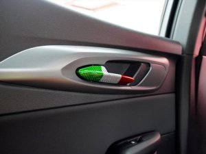 Alfa Romeo Tonale Interior Door Handle Trim Set - Carbon Fiber - Italian Theme